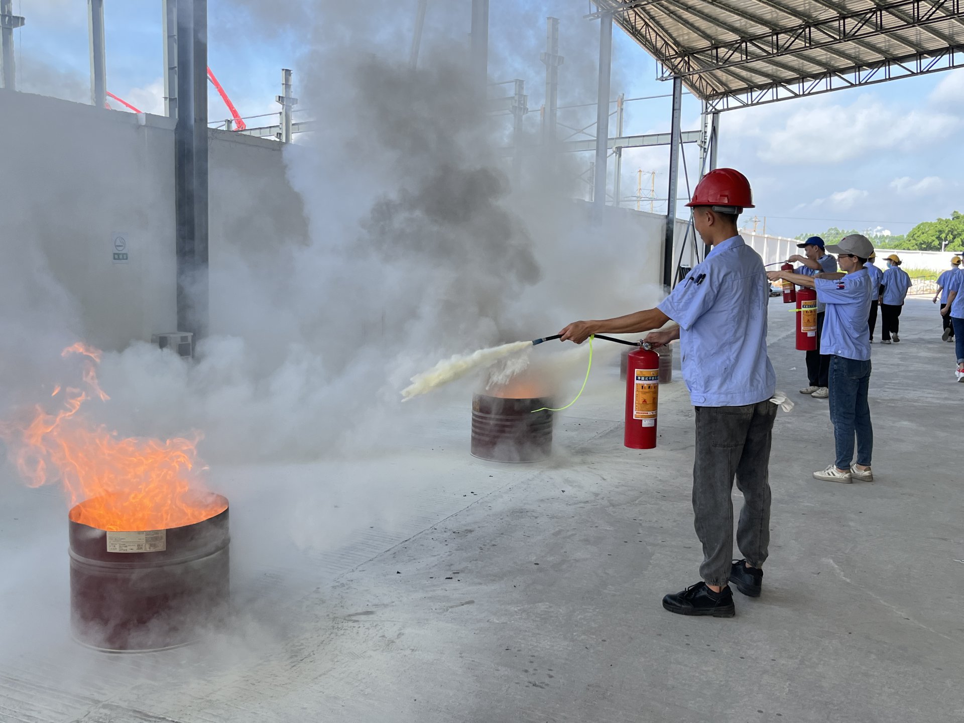 力源科技消防演練